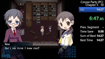 Corpse Party Chapter 5 Speedrun WR 14:27 RTA