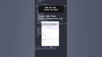 How to use Icons in Vue? | #vue #icon #webdev