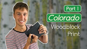 Woodblock Print Series "Colorado"  |  Part 1, Print Design  |  Start to Finish