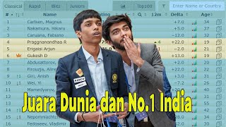 Juara Dunia Vs No.1 India || Pragg Vs Gukesh