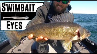 Fishing SWIMBAITS For AGGRESSIVE Spring Walleyes!