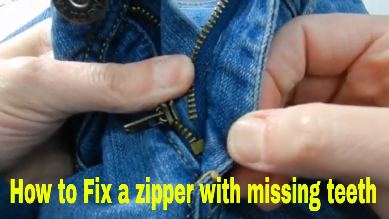 How to Fix a Zipper (without Replacing It)