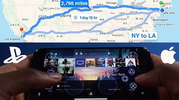 Play PS4 Games on iPhone - Away from Home (NY to LA) - PS4 Remote Play