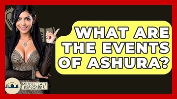 What Are The Events Of Ashura? - Middle East Explorers