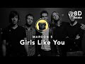 8d audio maroon 5  girls like you ft cardi b