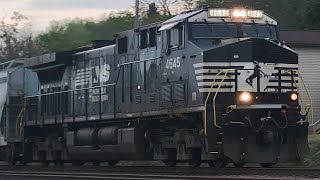 NS 4645 Leads 12G w/ Unique Rolling Stock & KCS Tribute? Through Brackenridge, PA | 4-27-24