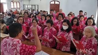 Iringlah Tuhan Dalam Trang, Pujian, Padus PKLU GPIB Psr. Minggu-Jakarta, di GPIB Getsemani- Cirebon