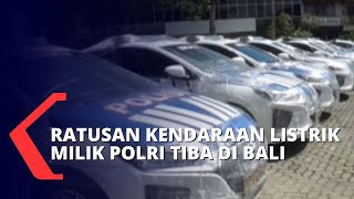 Persiapan Jelang KTT G20, Ratusan Kendaraan Listrik Untuk Pengawalan Delegasi Tiba di Bali