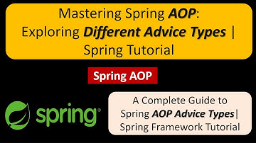 Mastering Spring AOP: Exploring Different Advice Types | Spring Tutorial