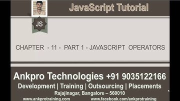 JavaScript for beginners - Chapter 11 - Operators Part 1 (Arithmetic operators)