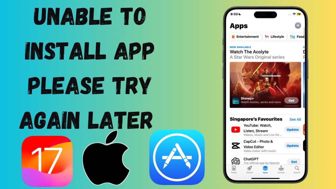 How to Fix Unable to Install App Please Try Again Later on iPhone ...