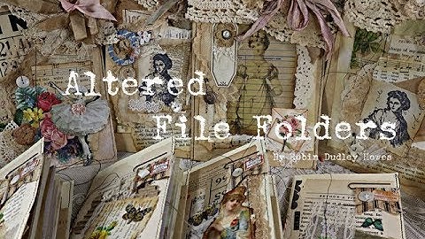 Altered File Folders flip through