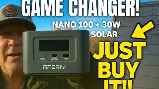Aferiy Nano 100   30W Solar Panel 🔋 | The Outdoor Power Game Changer – Just Buy It!!
