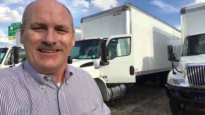International NON CDL Box Truck walk around 26 foo...