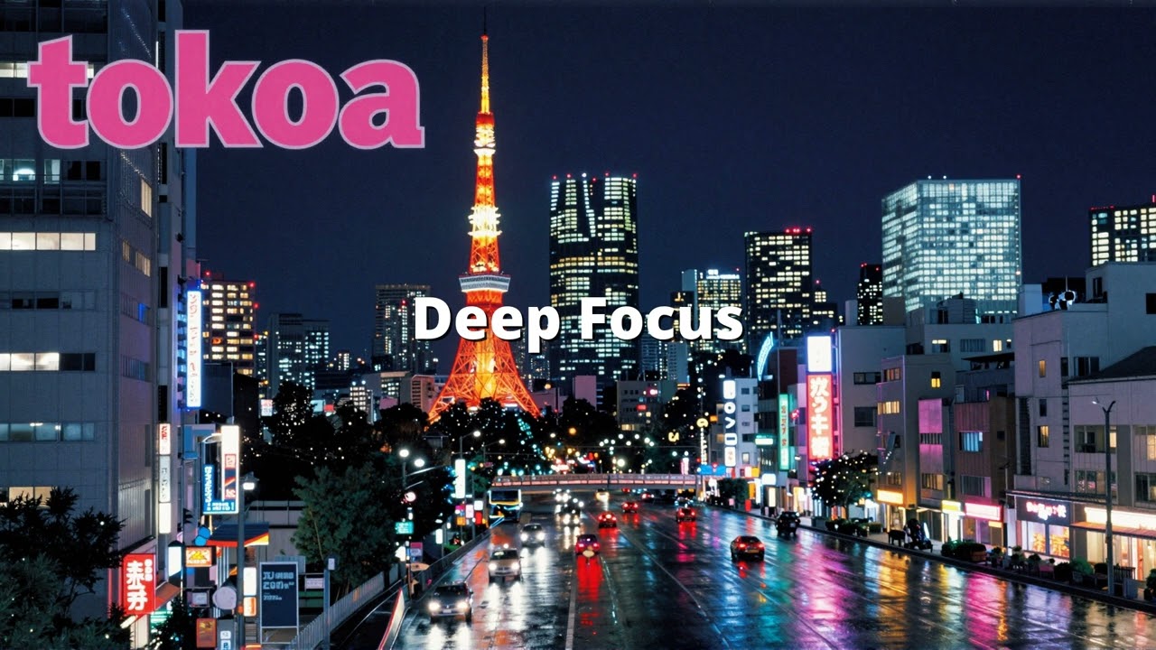 Tokyo Midnight Cruising – Deep Focus Ambient | 41 Min Mix