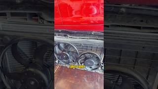 New BIGGER radiator requires new BIGGER fan shroud! #07k #5cylinder #5cylinderturbo #turbobuild