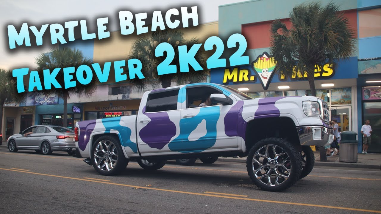 Lifted Trucks TAKEOVER Myrtle Beach *MUST WATCH* #myrtlebeach #liftedtrucks