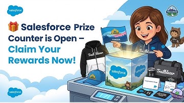 🎁 Salesforce Mystery Box Prize Counter is Open – Claim Your Rewards Now! | #salesforce #goodies