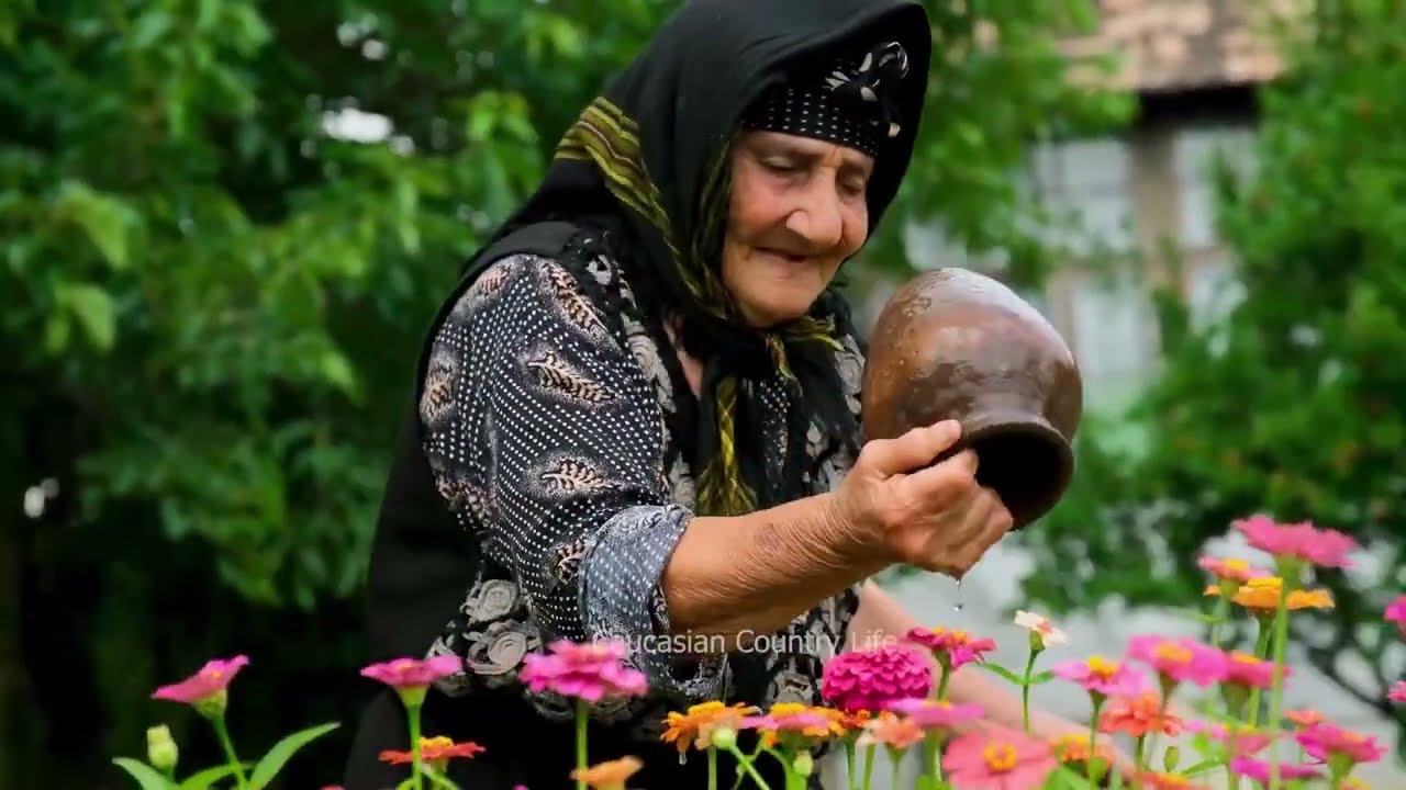 Sustainable Living Countryside / Village Cooking / Cooking on Wood Fire Stove