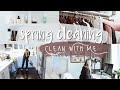 WHOLE APARTMENT CLEAN WITH ME [1000 SQFT] | SPRING CLEAN, DECLUTTER & ORGANIZE