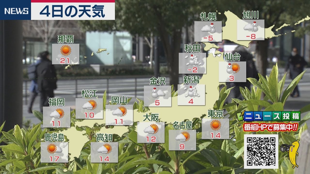 2月4日の天気 Youtube 2月4日の天気 Youtube