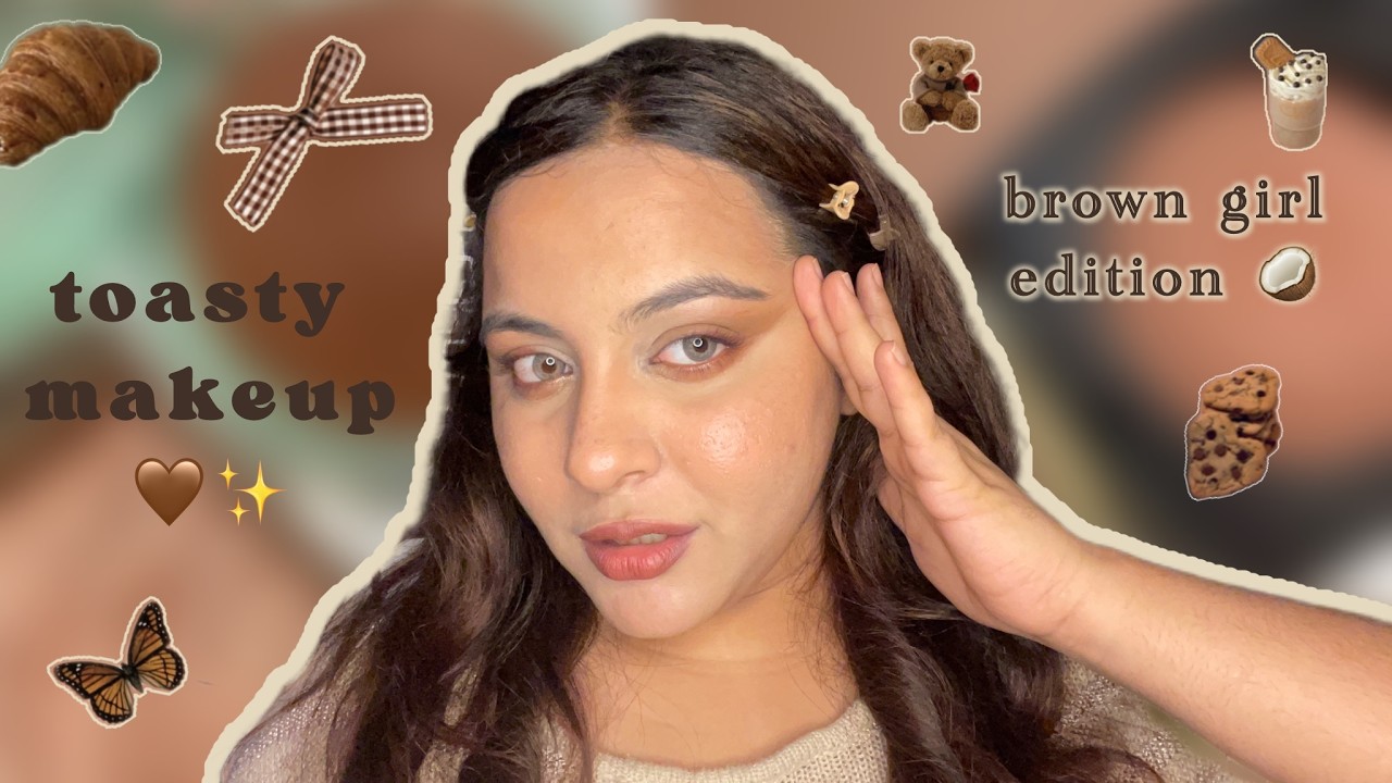 I tried the VIRAL TOASTY AUSSIE MAKEUP || THE ULTIMATE BRONZY SUNKISSED look you NEED this SUMMER🤎☀️