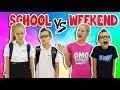 NIGHTTIME ROUTINE!!  SCHOOL DAY vs WEEKEND