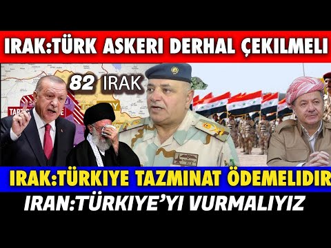 IRAK HADDİNİ AŞTI BAYRAKLARIMIZI İNDİRİP TAZMİNAT İSTEDİ ! IRAK TÜRKİYE  DUHOK ZAHO