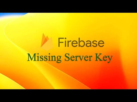 How to get missing  firebase server key from firebase console in Hindi