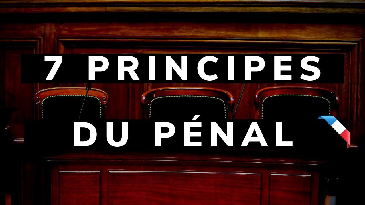 7 grands principes de la justice pénale - Droit et Procédure Pénale