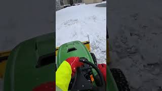 Winter Storm 2024 John Deere X738 #snowplowx738