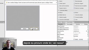 Criação de Interfaces Gráficas Java no NetBeans - parte 4