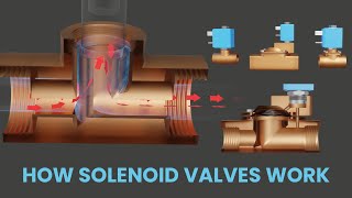 The Muscle Of Automation Inside A Solenoid Valve 3D Animation