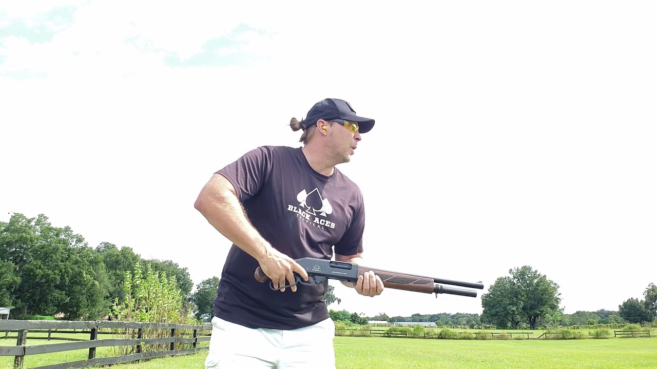 Black Aces Tactical Lever Action from the hip!