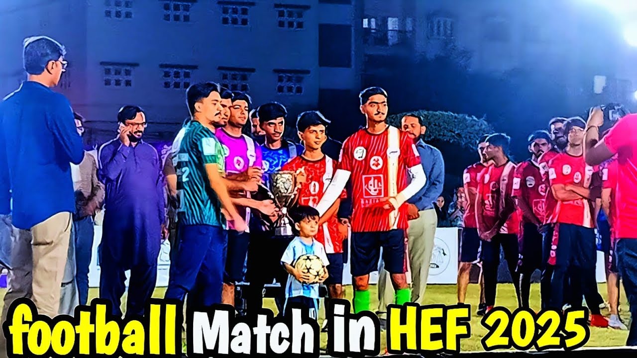 Football match in hef bhot Maza aya
