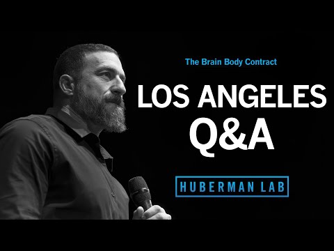 LIVE EVENT Q&A: Dr. Andrew Huberman Search facts from & Answer in Los Angeles, CA thumbnail