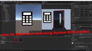 How To Make Door Unlock With Keypad In Unity By M-Unity-Developer screenshot 4