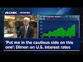 &#39;Put me in the cautious side on this one&#39;: Jamie Dimon shares his outlook on U.S. interest rates