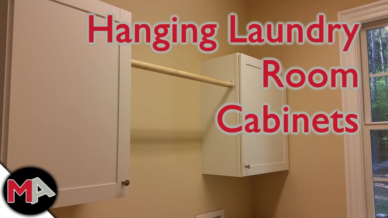 hanging laundry room cabinets