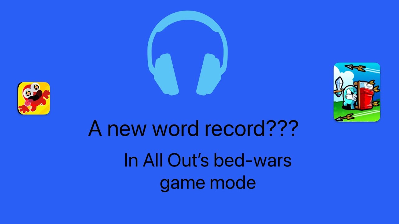 A new record in all out. @TapBaconDino @SSundee @SSundeeReacts ⁠#allout ...
