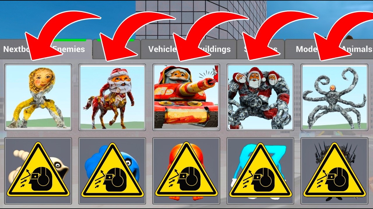 🌈NextBots на игровой площадке! НОВЫЙ РАДИОАКТИВНЫЙ ОМНИДРОЙД V.2.0!