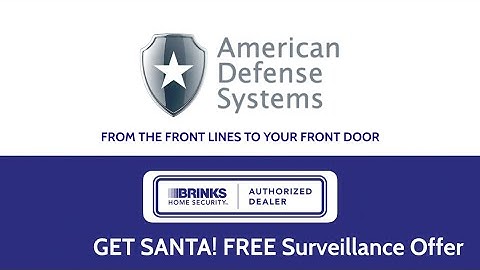 GET SANTA! FREE Video Surveillance: American Defense Systems
