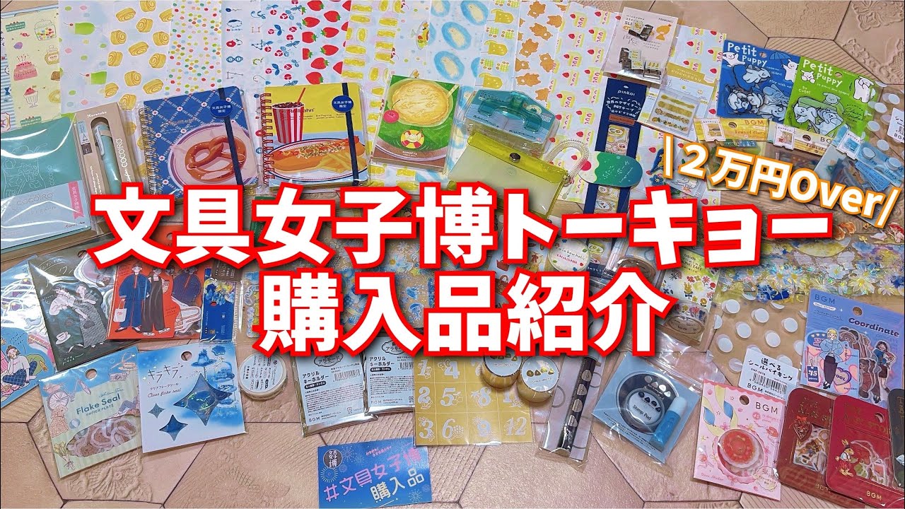#255 文具女子博トーキョー購入品紹介❣️