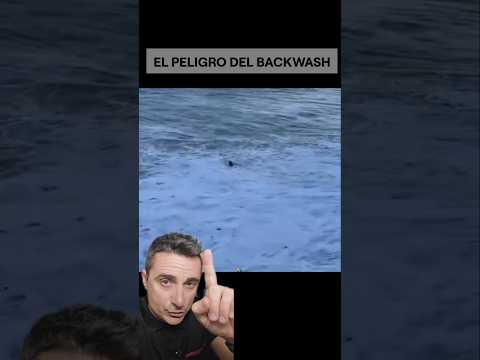 El peligro del backwash.#supervivencia #curiosidades #sabiasque