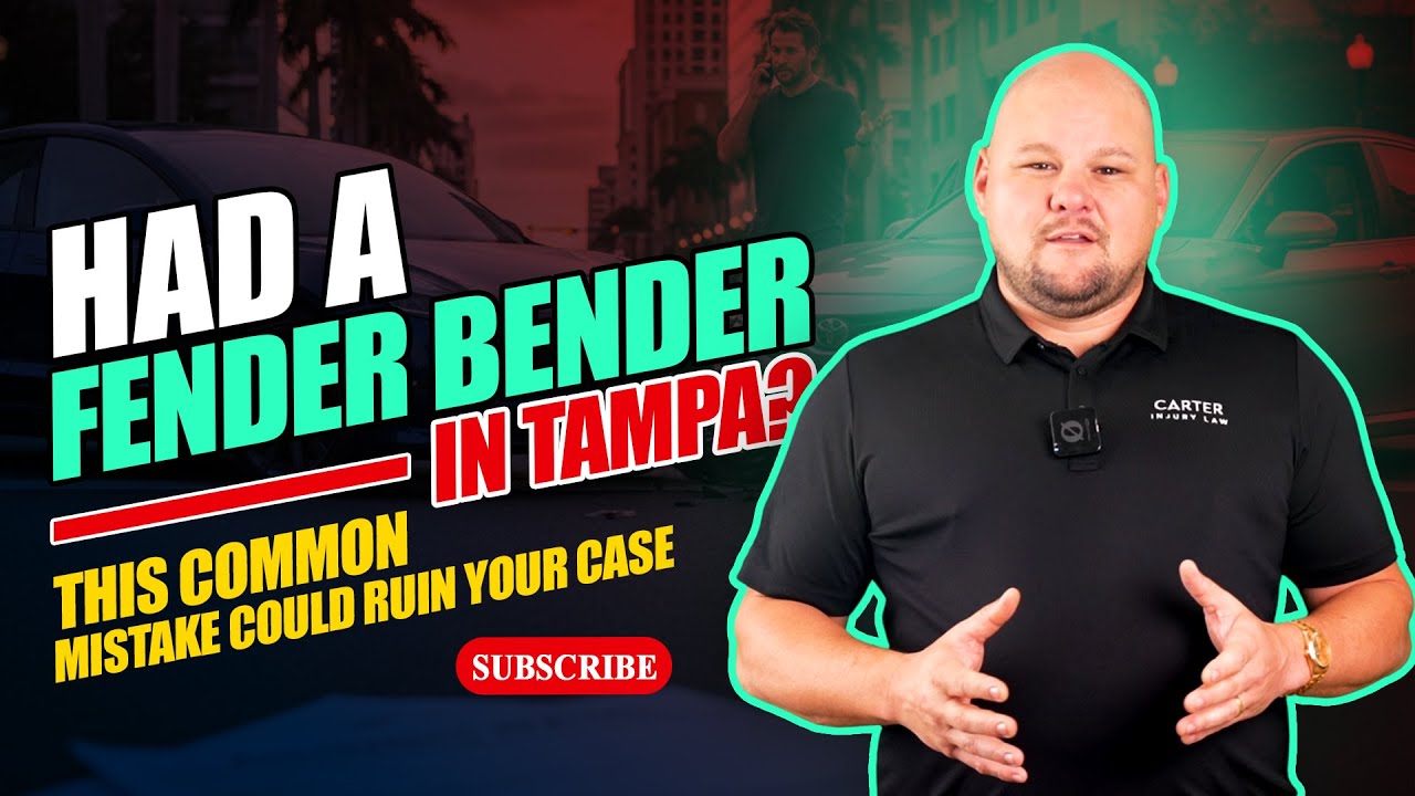 Попали в небольшую аварию в Тампе? Эта ошибка может испортить вам дело.
