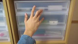 無印良品の引き出し式ポリプロピレンケースを使って整理収納してみた！！