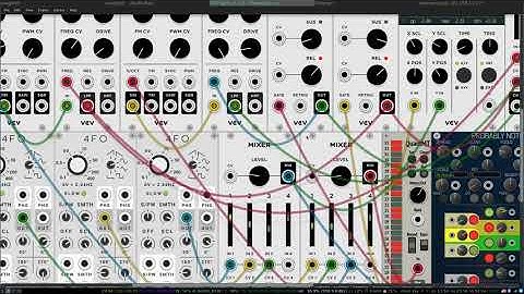 vcvrack: lfo+quantizer