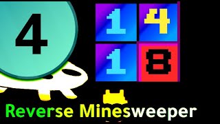Baba Is You + Reverse Minesweeper (world 4 - False Mines)