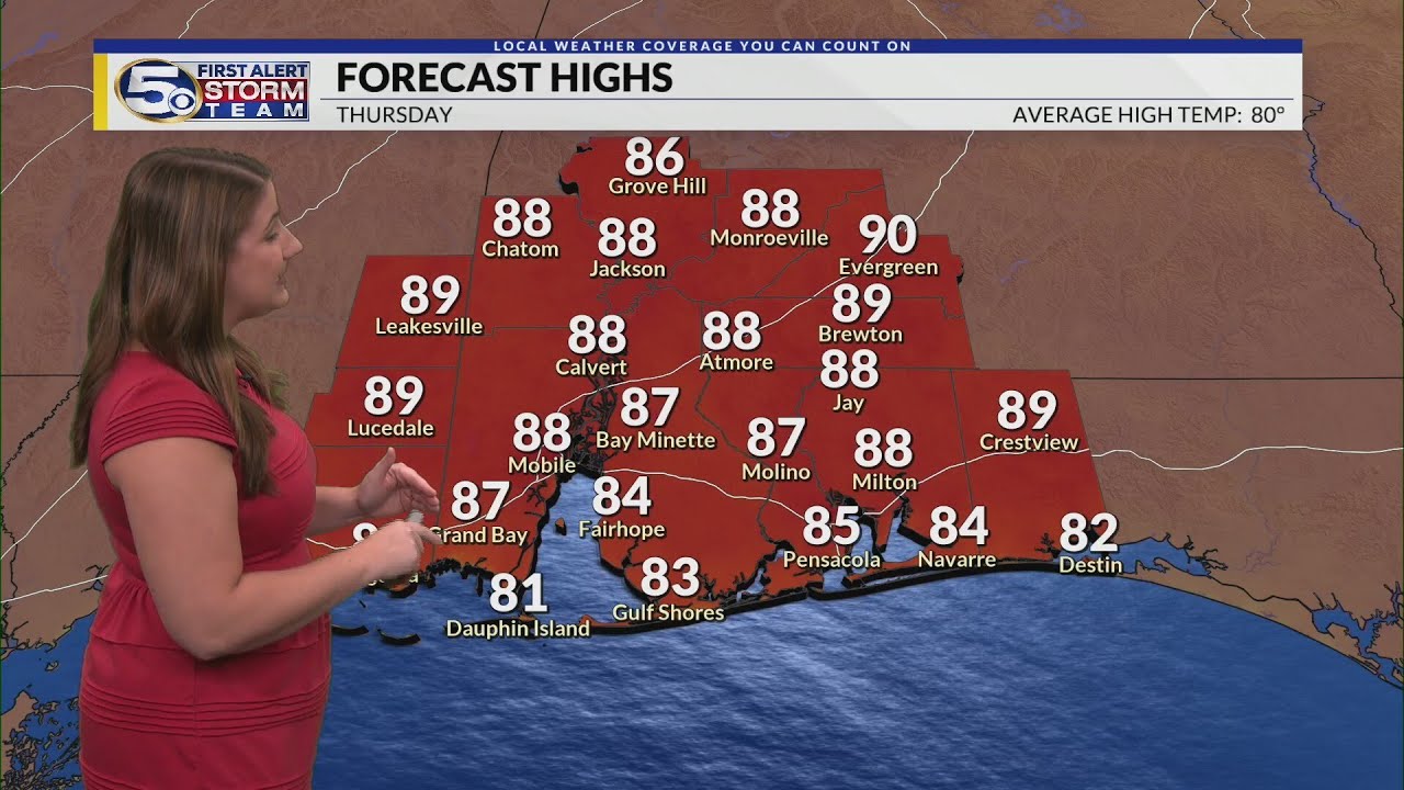 FORECAST | Warm with Weekend Rain Ahead - YouTube