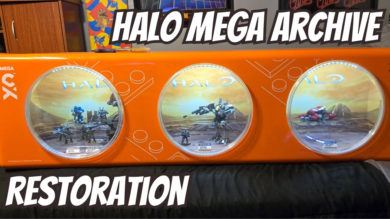 RESTORING a Halo Mega DISPLAY CASE! - Halo Mega Archive